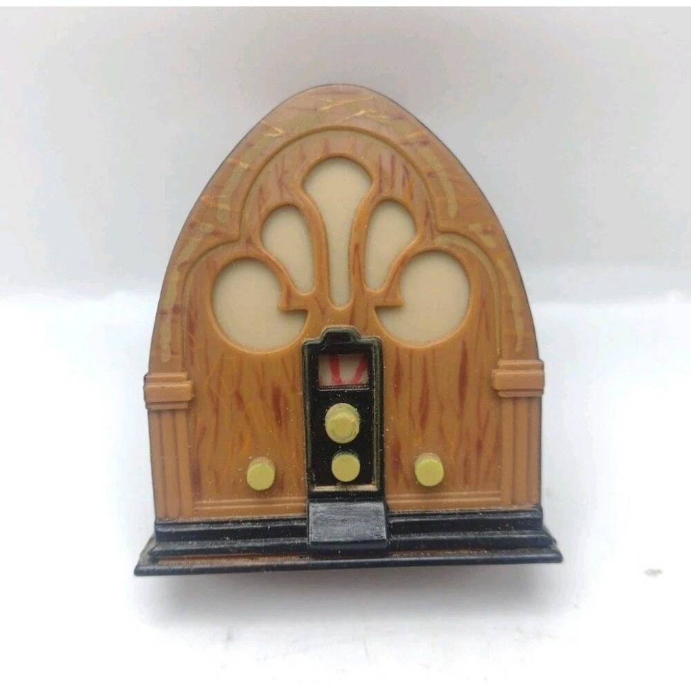 Vintage 1990s Old Fashioned Radio Acme Kitchen Refrigerator Magnet 2" Cute Gift